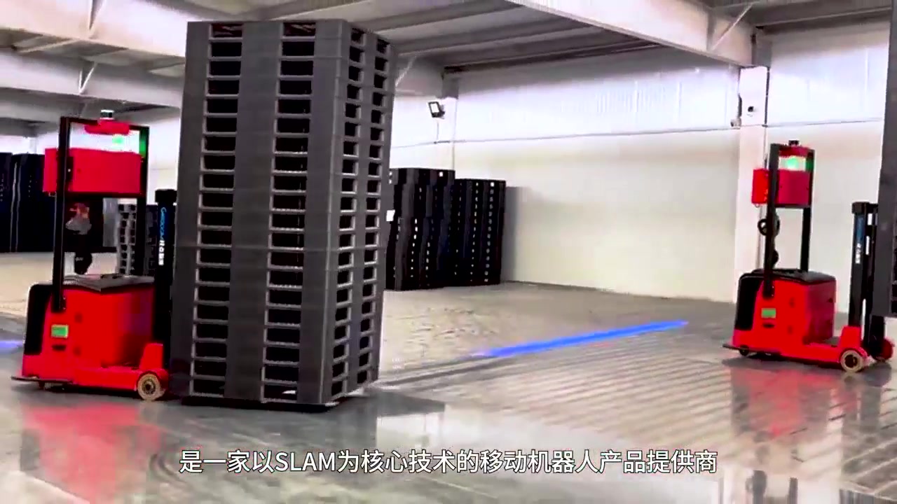 极点智库激光SLAM AGV与智能仓储系统展示