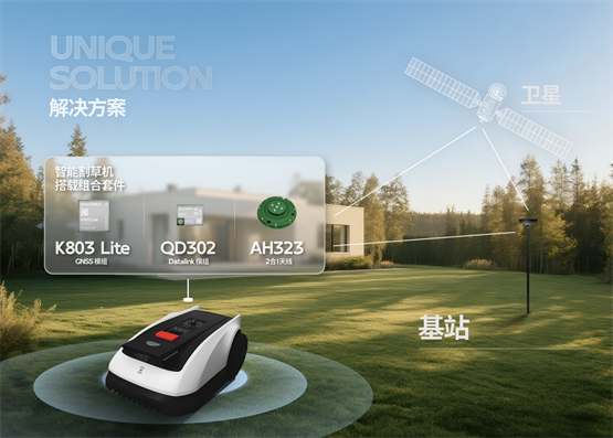 司南导航全栈技术赋能,助力国产智能割草机全球化进阶(图3) 司南导航全栈技术赋能,助力国产智能割草机全球化进阶(图3)