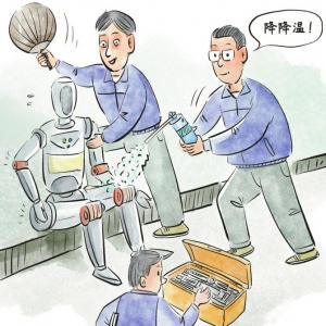 机器人参加马拉松比赛,为什么需要人陪跑?(图2) 机器人参加马拉松比赛,为什么需要人陪跑?(图2)