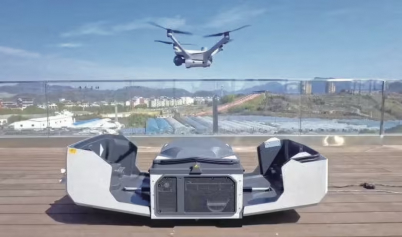 浙江义乌率先引入大疆机场 3 无人值守无人机平台，用于低空公路水务智能巡检(图1)