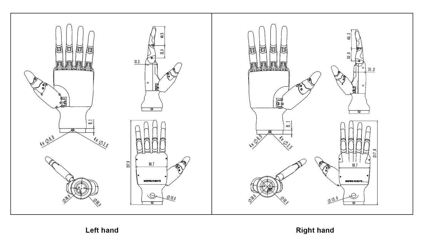 Inspire Robots Dexterous Robotic Hand
