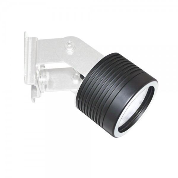 Semi-circle LED Machine luminaire SPOTLED II surface-mounted, 25° optics for flat light