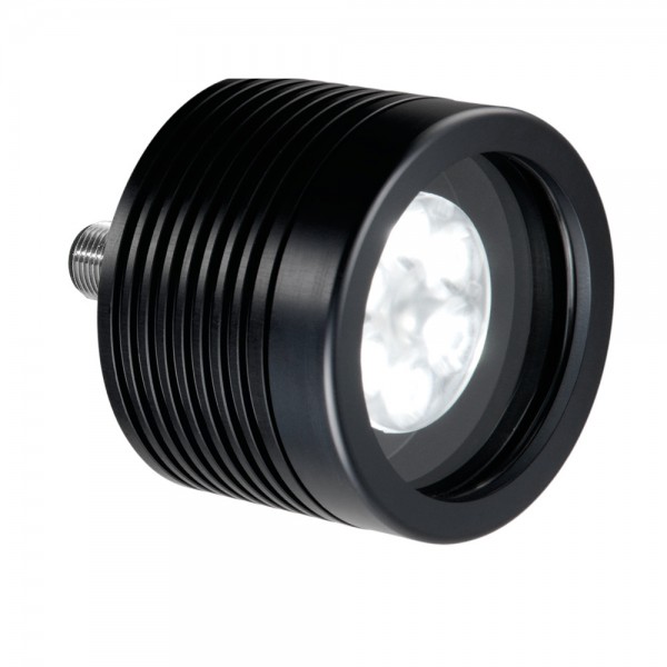 Semi-circle LED Machine luminaire SPOTLED II surface-mounted, 25° optics for flat light