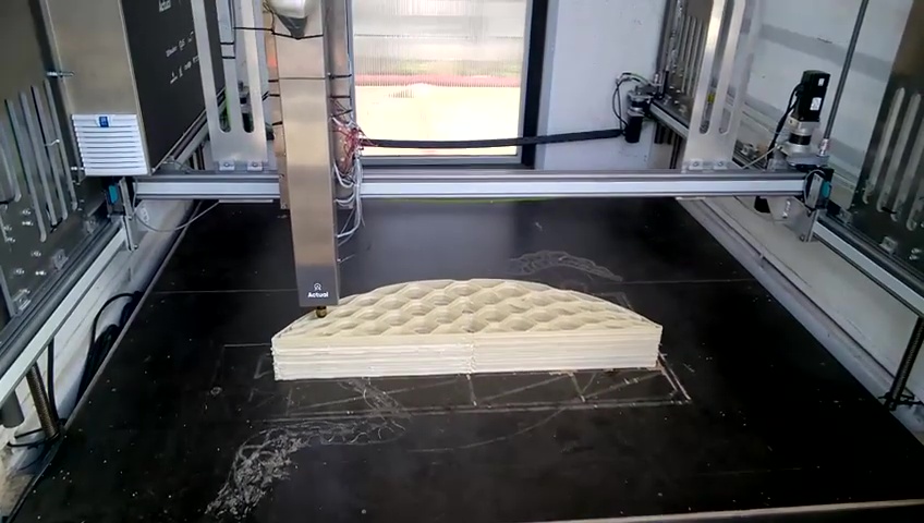 用于房屋外墙的3D打印机