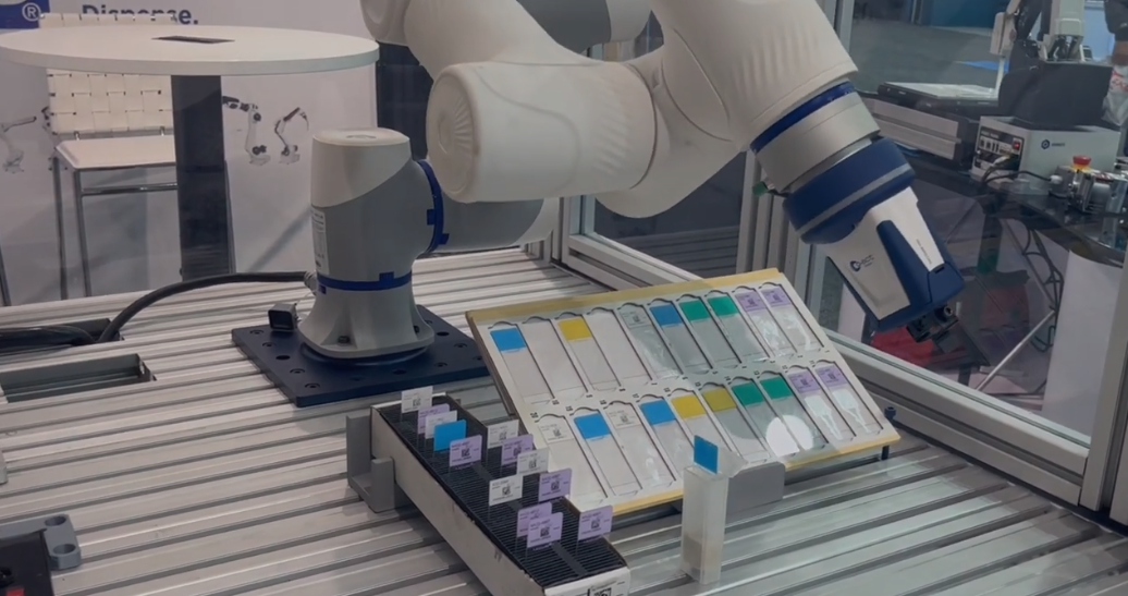Automated Medical Slide Handling Using Dobot CR3