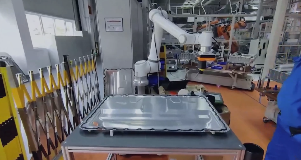 Elite Robots EC66 Cobot Dispensing at Volkswagen China Plant