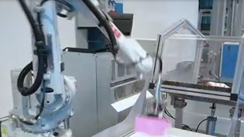 3D视觉引导快递供包+物流行业