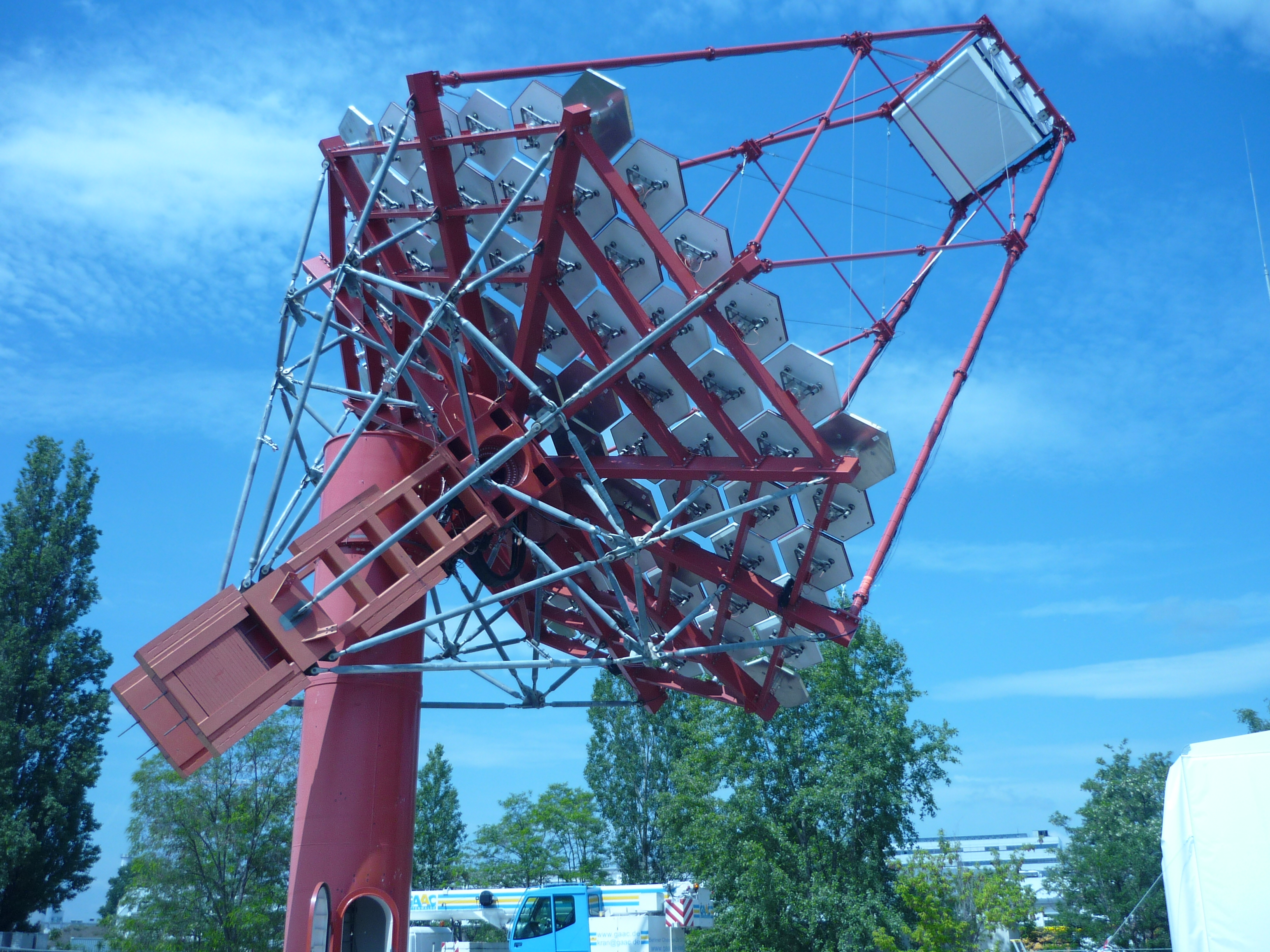 Igus gantry robot for telescopes in astroparticle physics