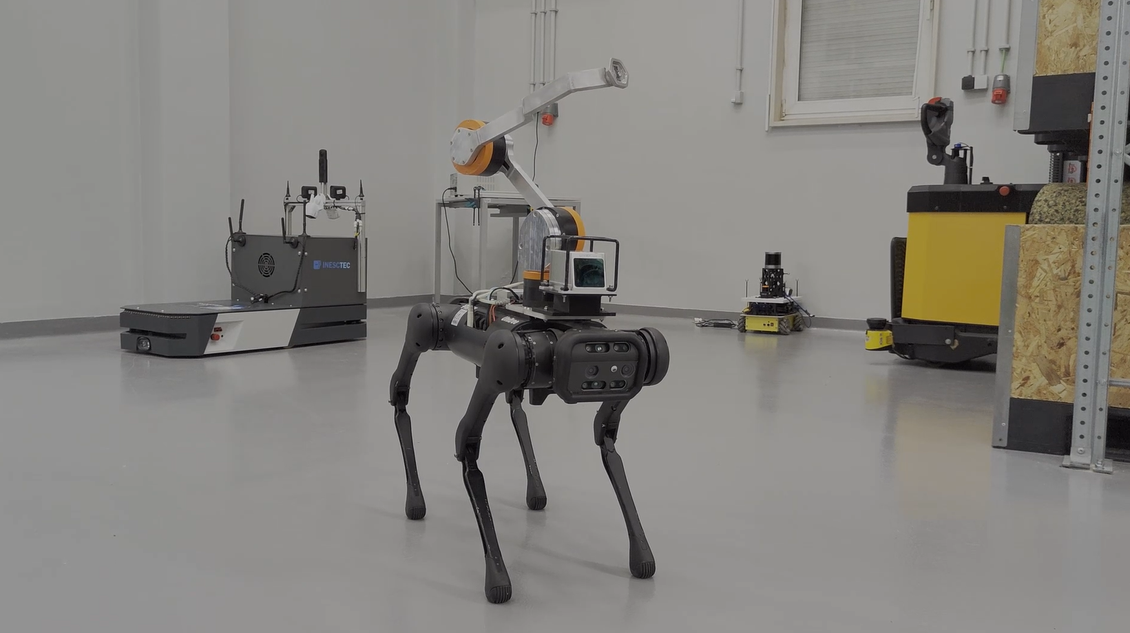 Modular ReBeL robot arm for quadruped robots