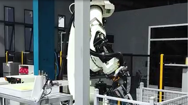3D视觉引导深框链轨节抓取+工程机械行业