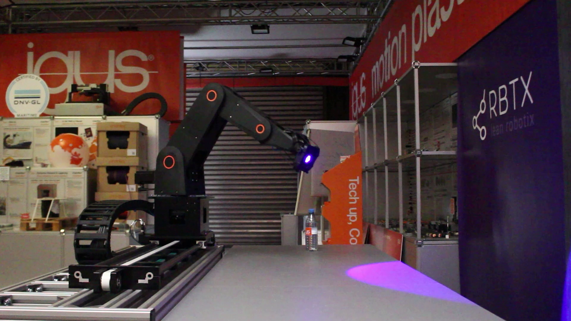 Robolink DP on 7th axis hygiene application