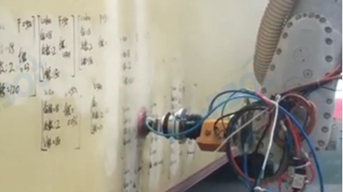 动车车体表面打磨_盈连科技【力控设备/自主研发】