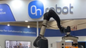 onRobot展会抓取瓶装水应用