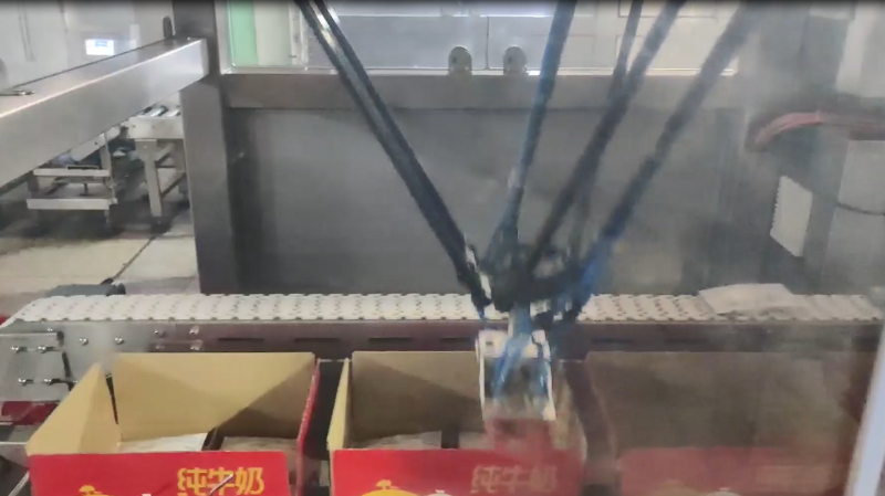 乳品行业-利乐枕装箱-阿童木机器人