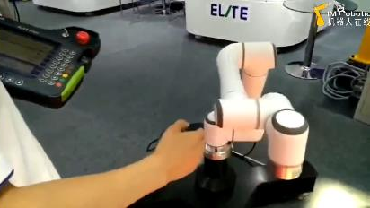协作机器人碰撞即停演示视频_艾利特