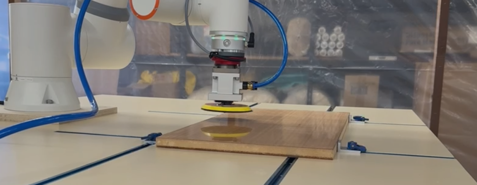 Wood Polishing Demonstration with Fairino FR5