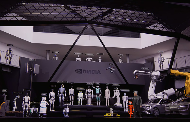 NVIDIA 与全球机器人技术领导者合作，让物理 AI 成为现实