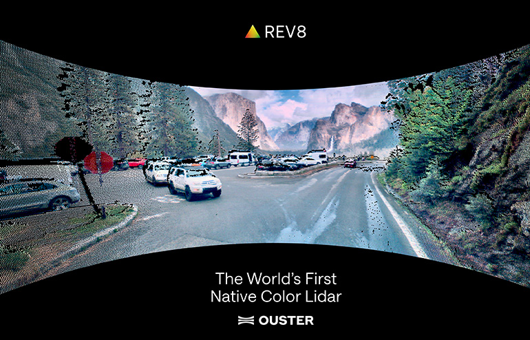 Ouster 发布带有本色激光雷达的 REV8 OS 传感器系列