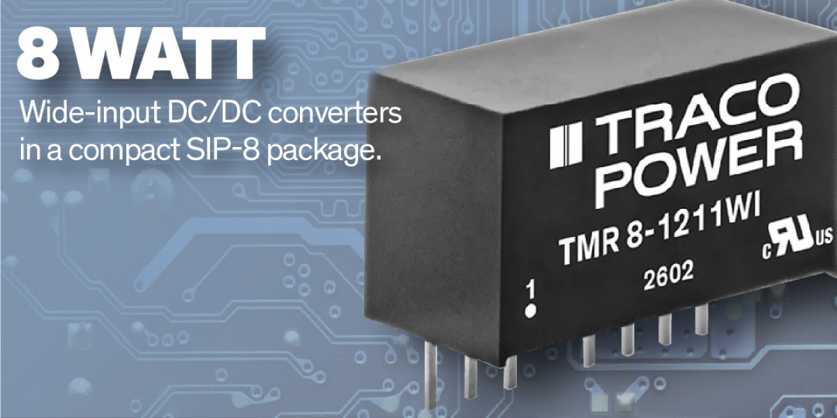 TRACO Power 发布适用于工业应用的 TMR 8WI 转换器