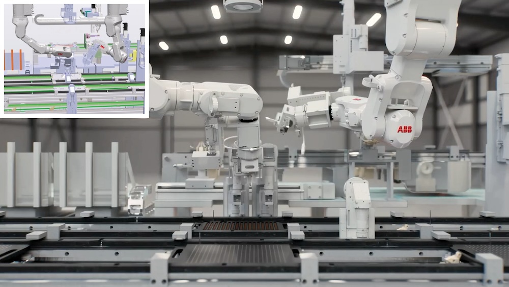 ABB 通过 NVIDIA Omniverse 库增强 RobotStudio