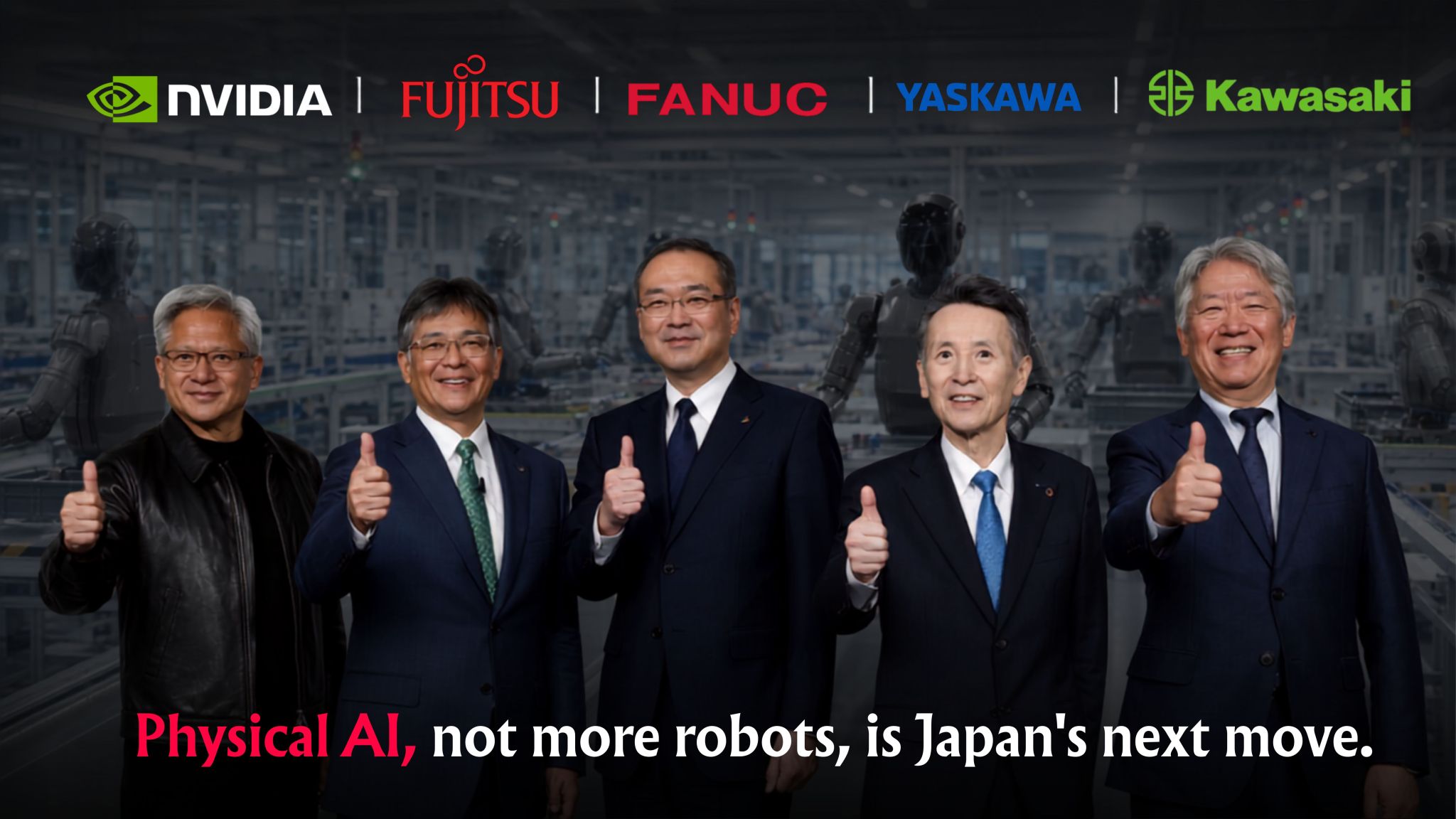 日本工业巨头加入 NVIDIA 推动物理 AI 制造的发展