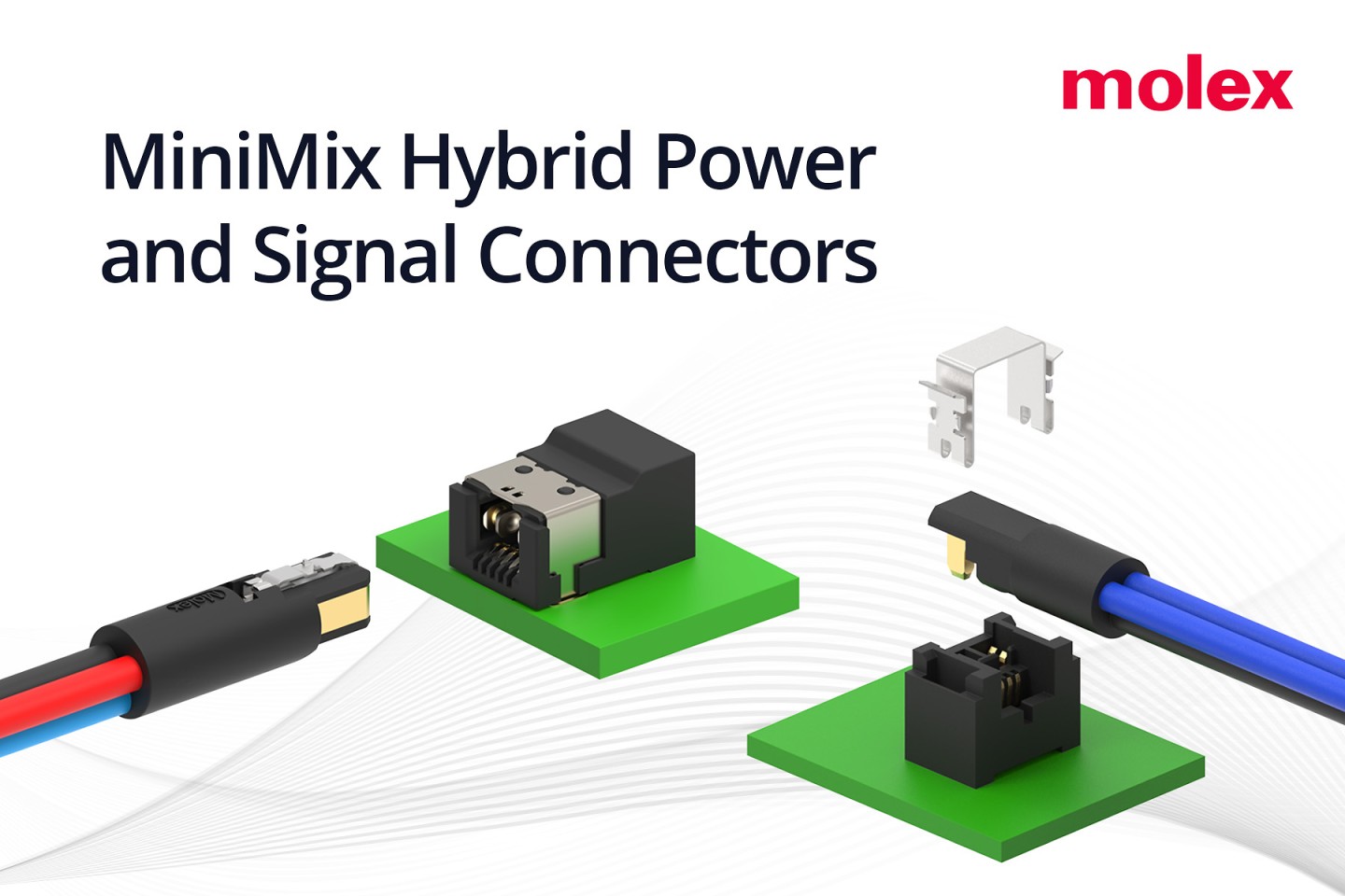 Molex 推出适用于仿人机器人和工业自动化的 MiniMix 混合连接器